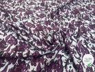 VISCOSE À MOTIFS MALLOW MAUVE - My Little Coupon