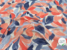 VISCOSE FEUILLAGE PEAU DE PÊCHE PASTEL - My Little Coupon