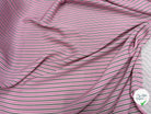 VISCOSE FLUIDE RAYON TWILL PRINTED ROSE PALE - My Little Coupon