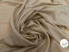 VOILE DE SOIE BEIGE CAMEL TRANSPARENT - My Little Coupon