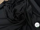 ( chute)CREPE SATIN VISCOSE TEXTURÉE NOIR DE REVE - My Little Coupon