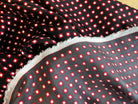 CRÊPE DE CHINE THÈME STENDHAL ROUGE ET NOIR - My Little Coupon - tissu - coudre