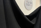 CRÊPE DE LAINE LOURD EXTENSIBLE NOIR - My Little Coupon - tissu - coudre