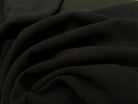 CRÊPE DE LAINE LOURD EXTENSIBLE NOIR - My Little Coupon - tissu - coudre