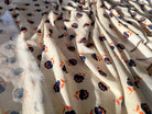 CRÊPE IMPRIMÉ FLEURS VINTAGE FOND CRÈME - My Little Coupon - tissu - coudre