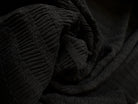 CRÊPON RAYURES HORIZONTALES NOIRE 96%VISCOSE - My Little Coupon - tissu - coudre