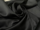 DOUBLE CRÊPE ENVERS SATIN NOIR - My Little Coupon - tissu - coudre