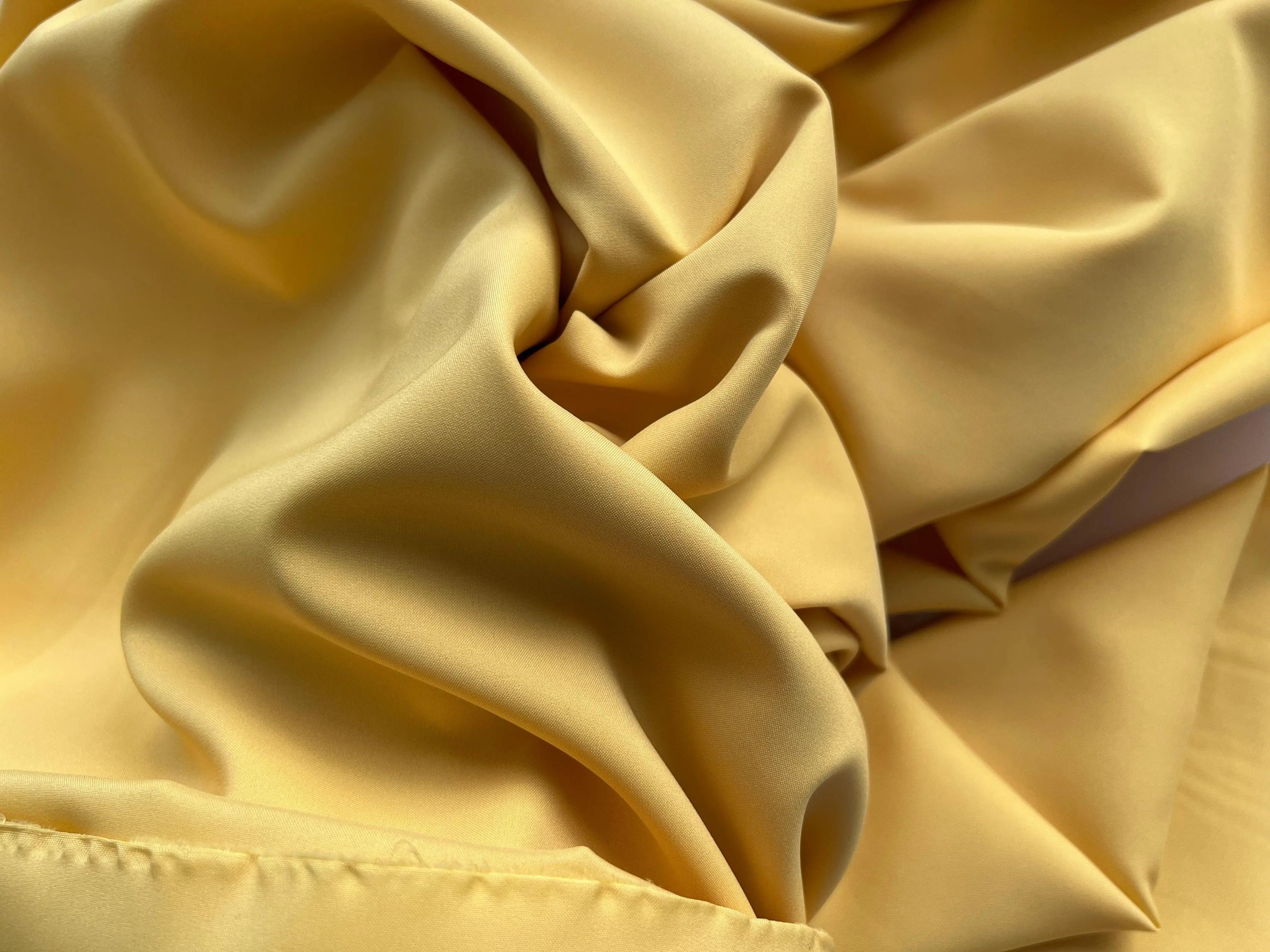 DOUBLURE PONGÉ JAUNE PAILLE - My Little Coupon - tissu - coudre