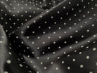 DOUBLURE SATIN 100% VISCOSE NOIRE IMPRIME PETITS POIS - My Little Coupon - tissu - coudre