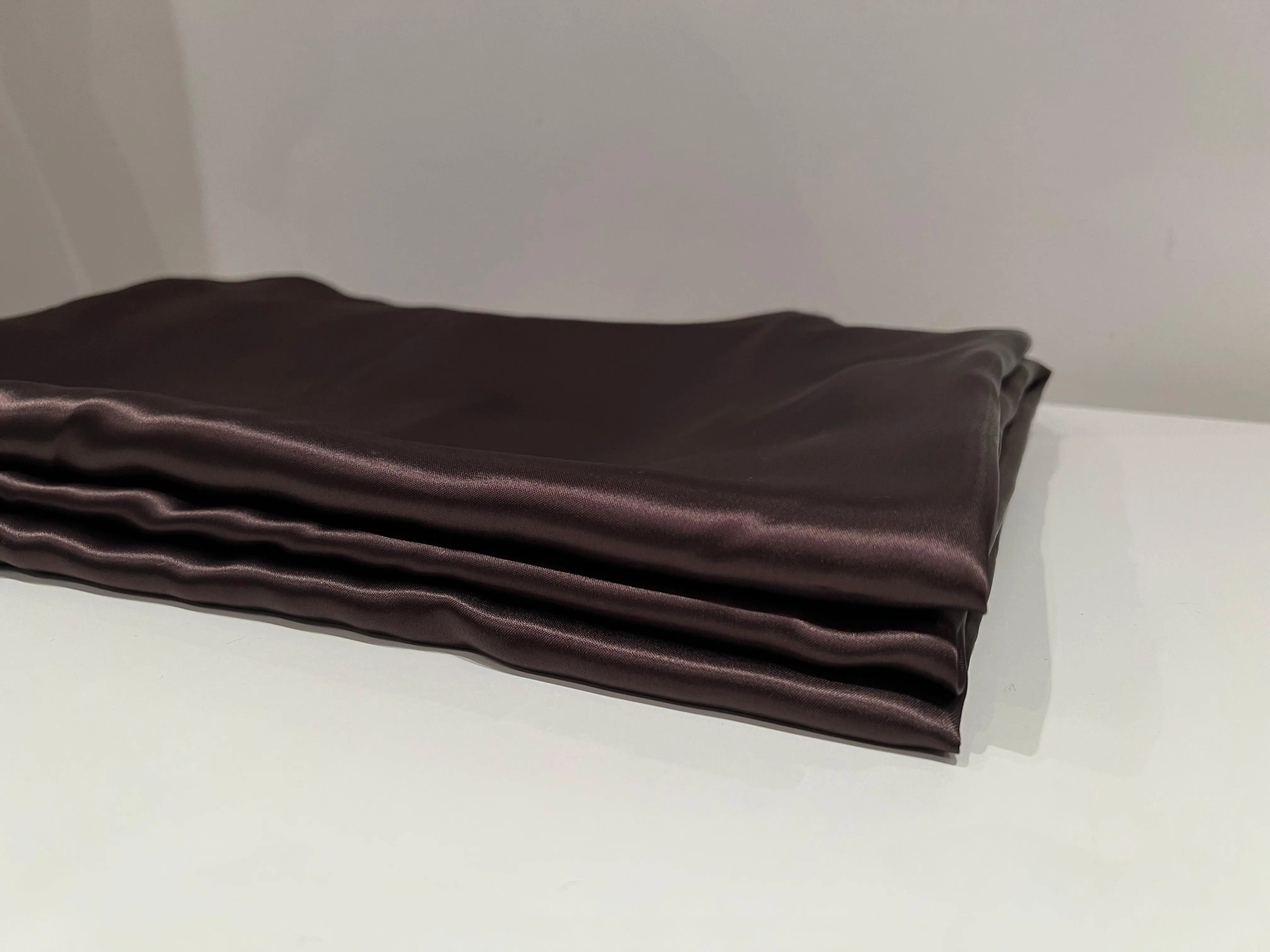 DOUBLURE SATIN CHOCO CLAIR 100% VISCOSE - My Little Coupon - tissu - coudre