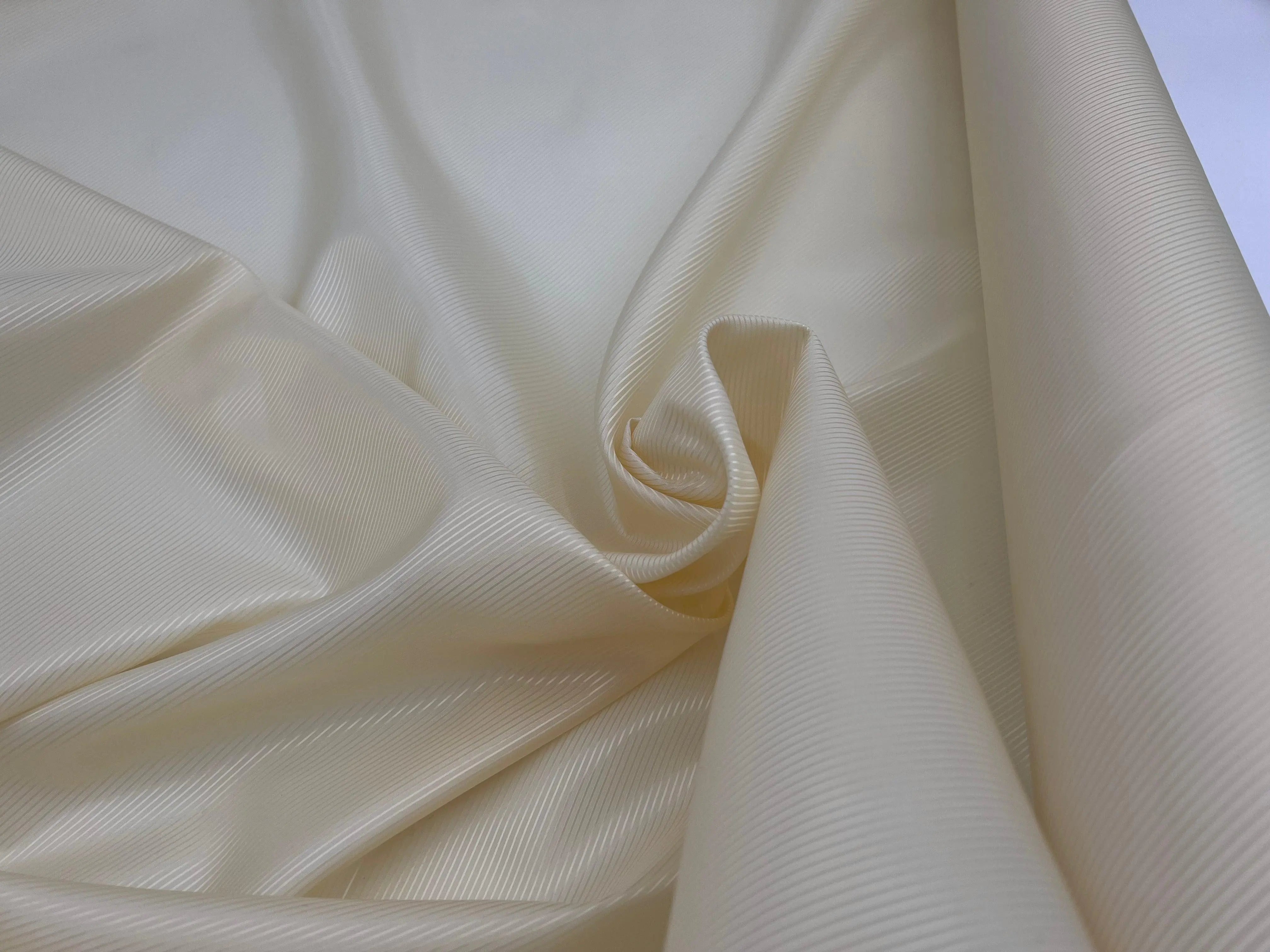 DOUBLURE SATIN FACON DRILL VANILLA - My Little Coupon - tissu - coudre