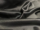 DOUBLURE SATIN FANTAISIE GRIS ARGENT POINTILLÉS TISSÉS - My Little Coupon - tissu - coudre