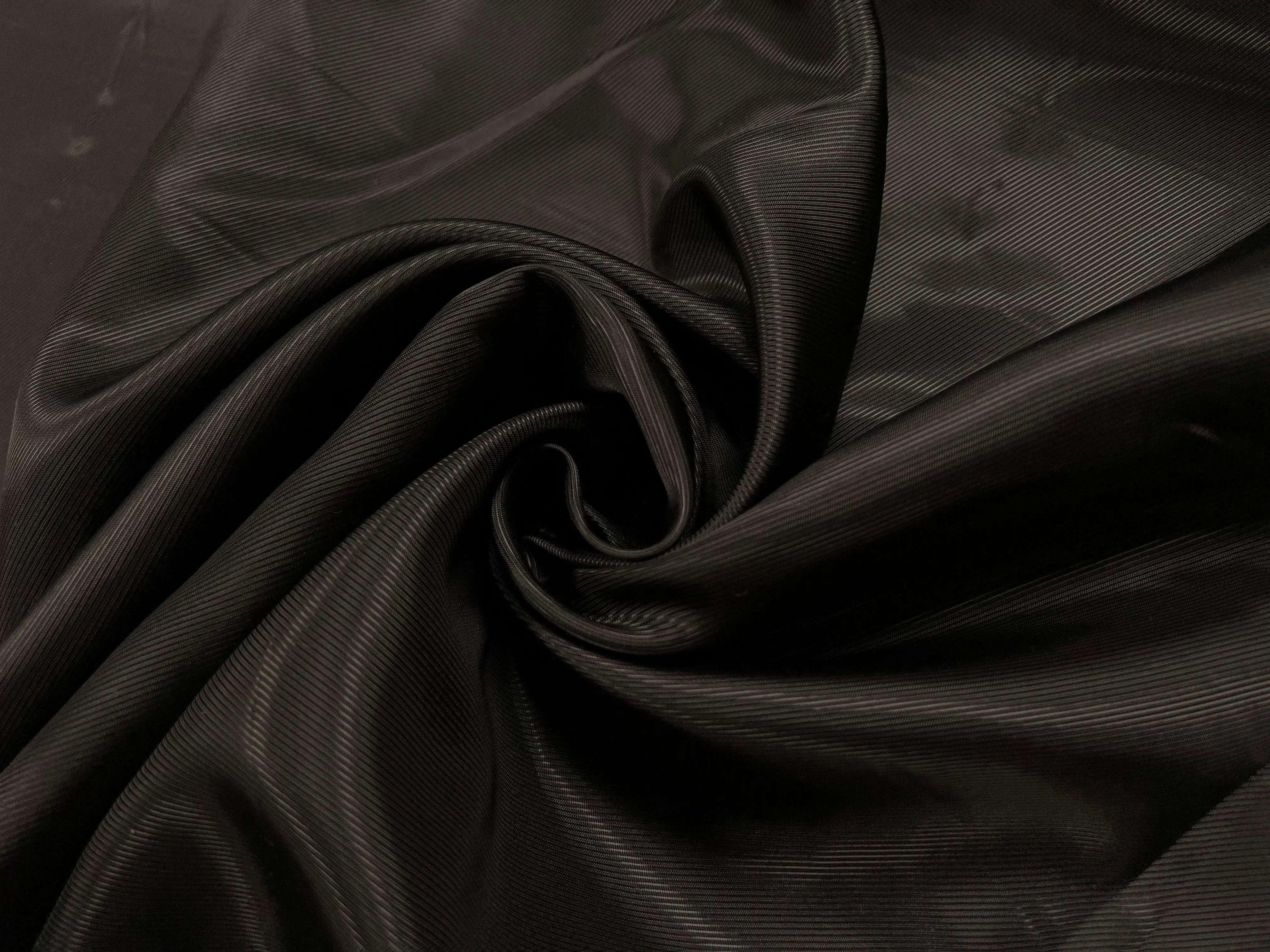 DOUBLURE SATIN VISCOSE CHOCOLAT NOIR - My Little Coupon - tissu - coudre
