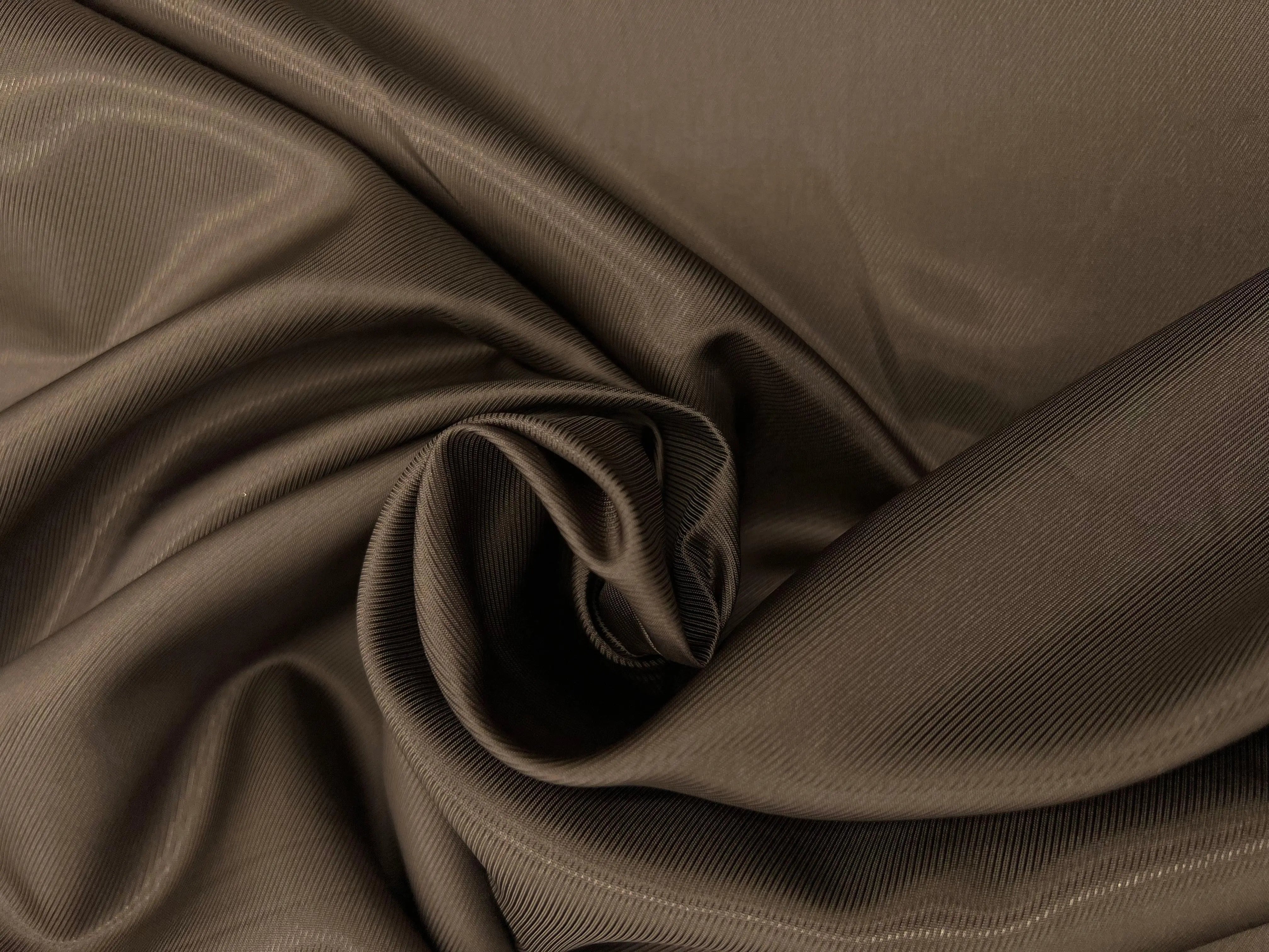 DOUBLURE SATIN VISCOSE GRAIN DE CAFÉ- coupon de 3 mètres - My Little Coupon - tissu - coudre