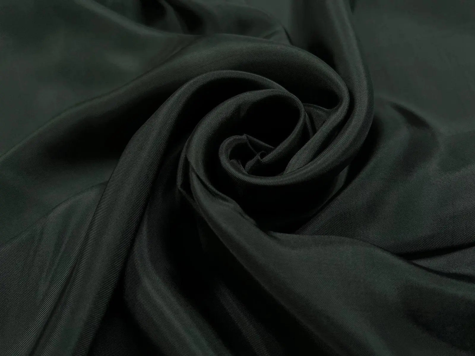 DOUBLURE SATIN VISCOSE KAKI FONCÉ SAPIN - My Little Coupon - tissu - coudre