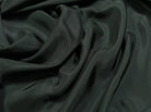 DOUBLURE SATIN VISCOSE KAKI FONCÉ SAPIN - My Little Coupon - tissu - coudre