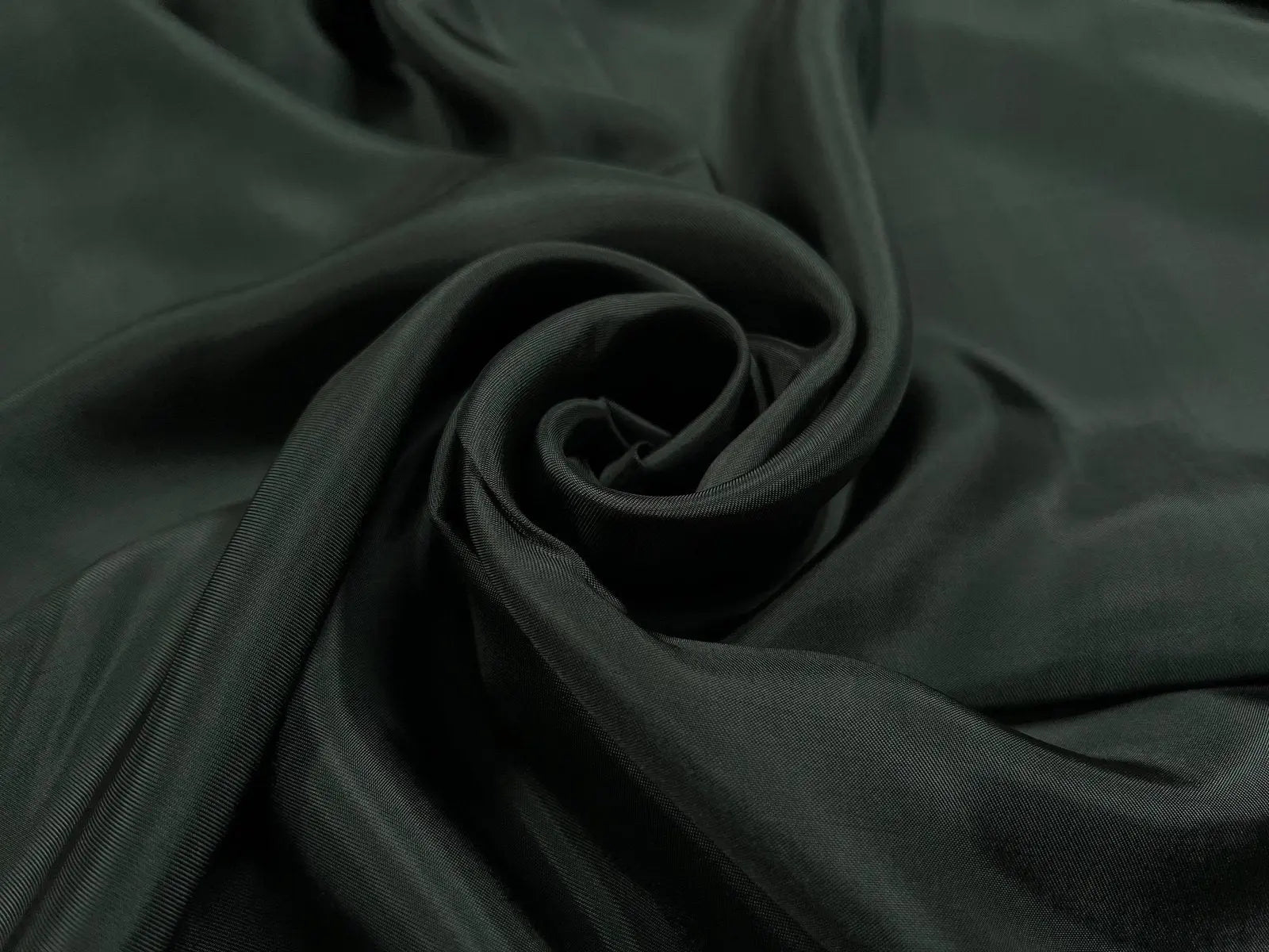 DOUBLURE SATIN VISCOSE KAKI FONCÉ SAPIN - My Little Coupon - tissu - coudre