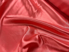 DOUBLURE SATIN VISCOSE MANDARINE ACIDULÉE - coupon de 3 mètres - My Little Coupon - tissu - coudre