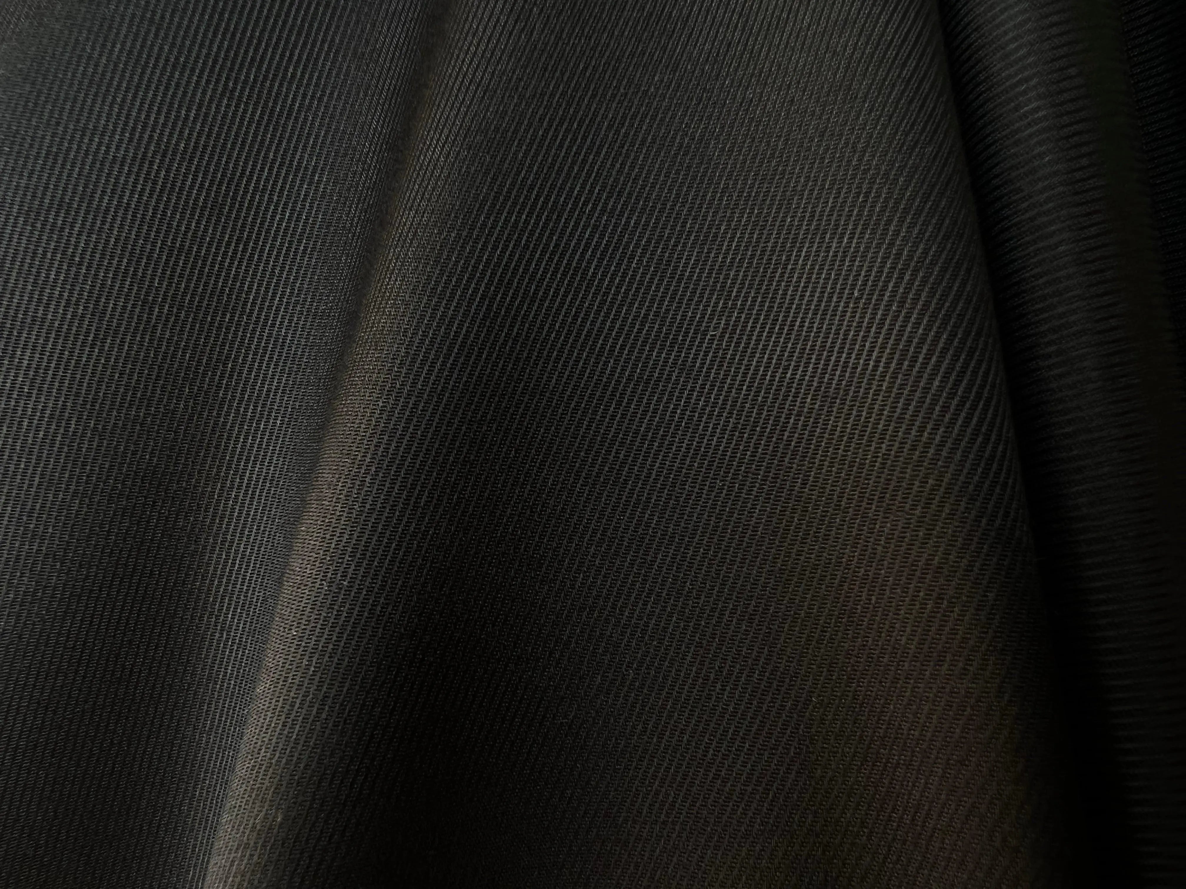 DOUBLURE SATIN VISCOSE NOIR CHINÉ MARRON - coupon de 3 mètres - My Little Coupon - tissu - coudre
