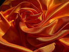 DOUBLURE SATIN VISCOSE ORANGE ACIDULÉ - My Little Coupon - tissu - coudre