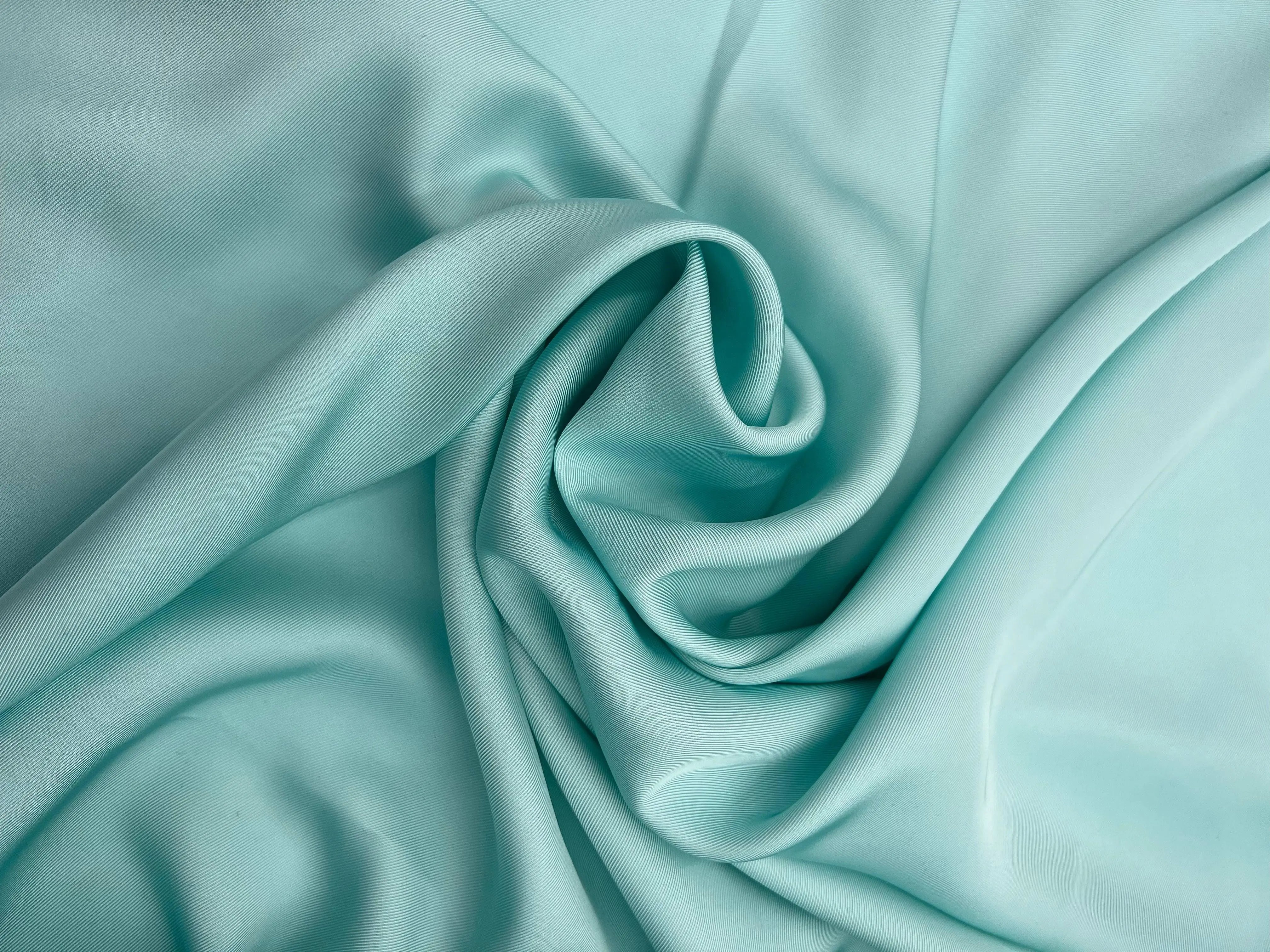 DOUBLURE SATIN VISCOSE VERT JADE - coupon de 3 mètres - My Little Coupon - tissu - coudre