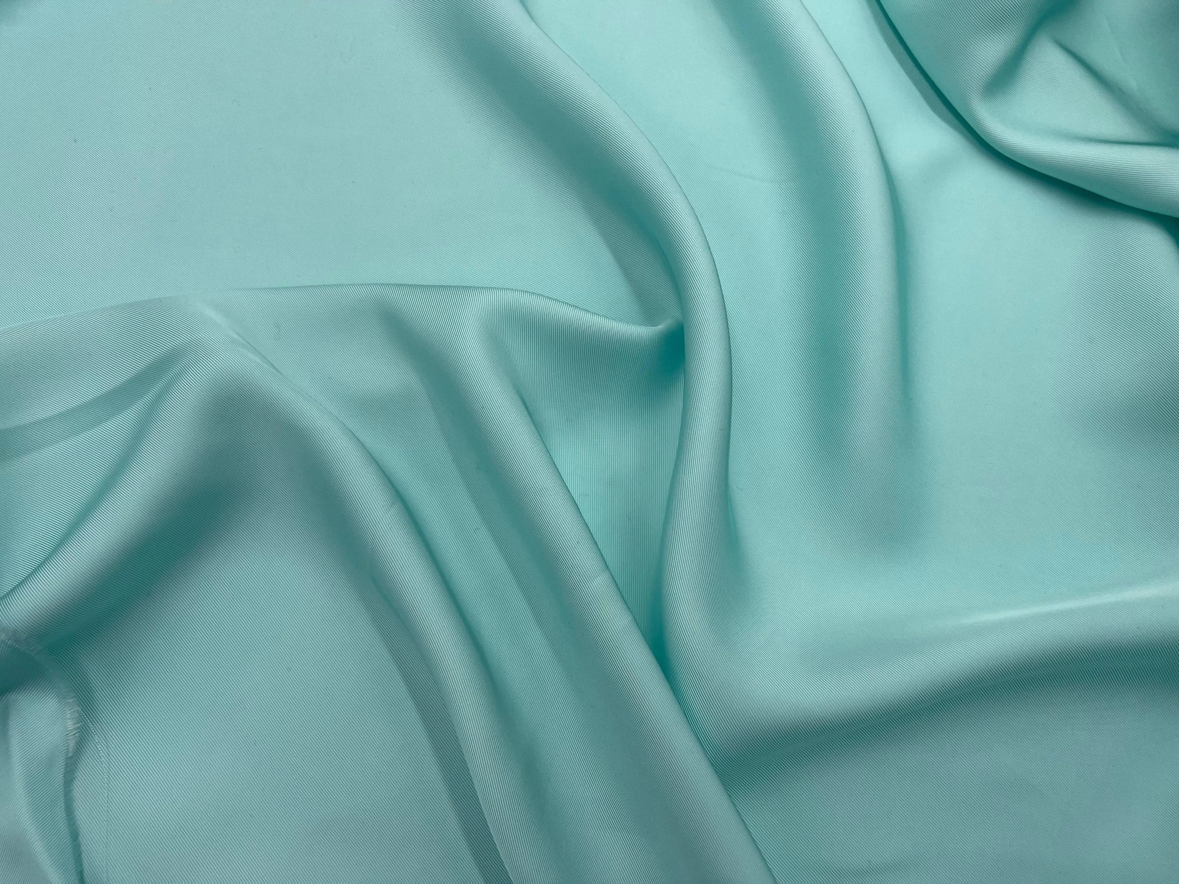 DOUBLURE SATIN VISCOSE VERT JADE - coupon de 3 mètres - My Little Coupon - tissu - coudre