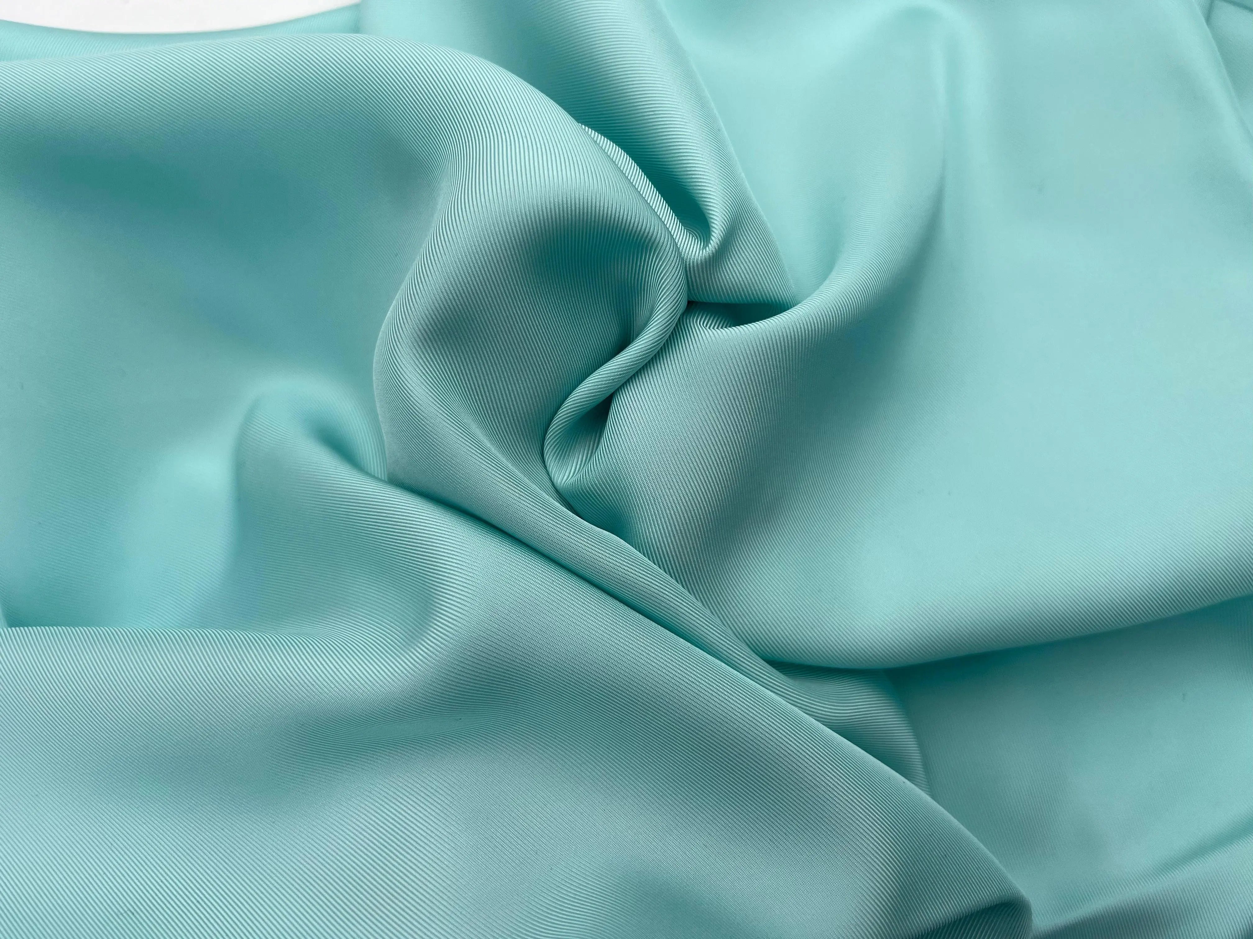 DOUBLURE SATIN VISCOSE VERT JADE - coupon de 3 mètres - My Little Coupon - tissu - coudre