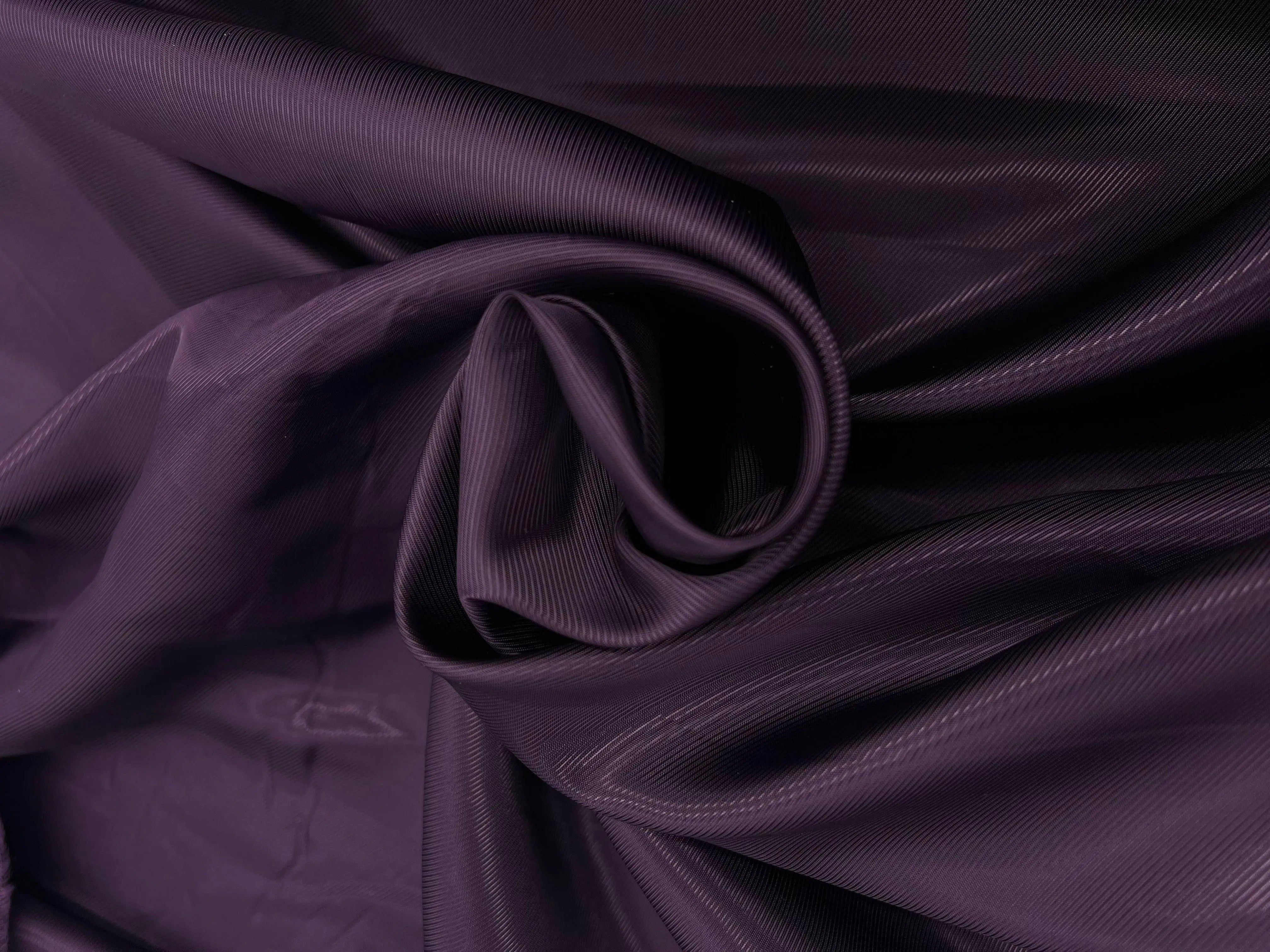 DOUBLURE SATIN VISCOSE VIOLINE FAÇON TWILL - My Little Coupon - tissu - coudre