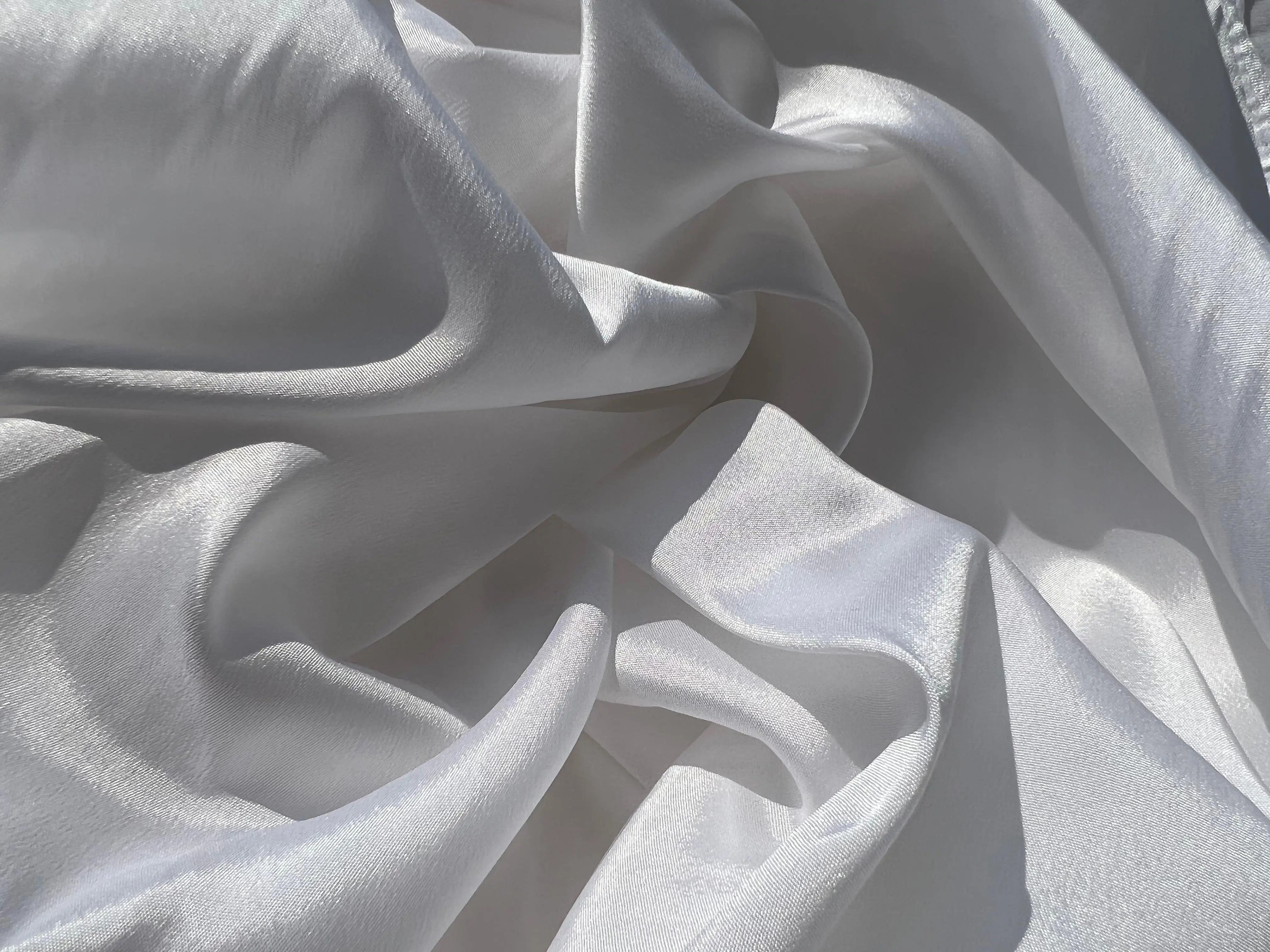 DOUBLURE TAFFETAS BLANC ÉCLATANT - coupon de 3 mètres - My Little Coupon - tissu - coudre