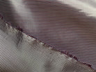 DOUBLURE VIOLETTE BLANCHE DOUBLES RAYURES HORIZONTALES ROUGE ET BLEU - My Little Coupon - tissu - coudre