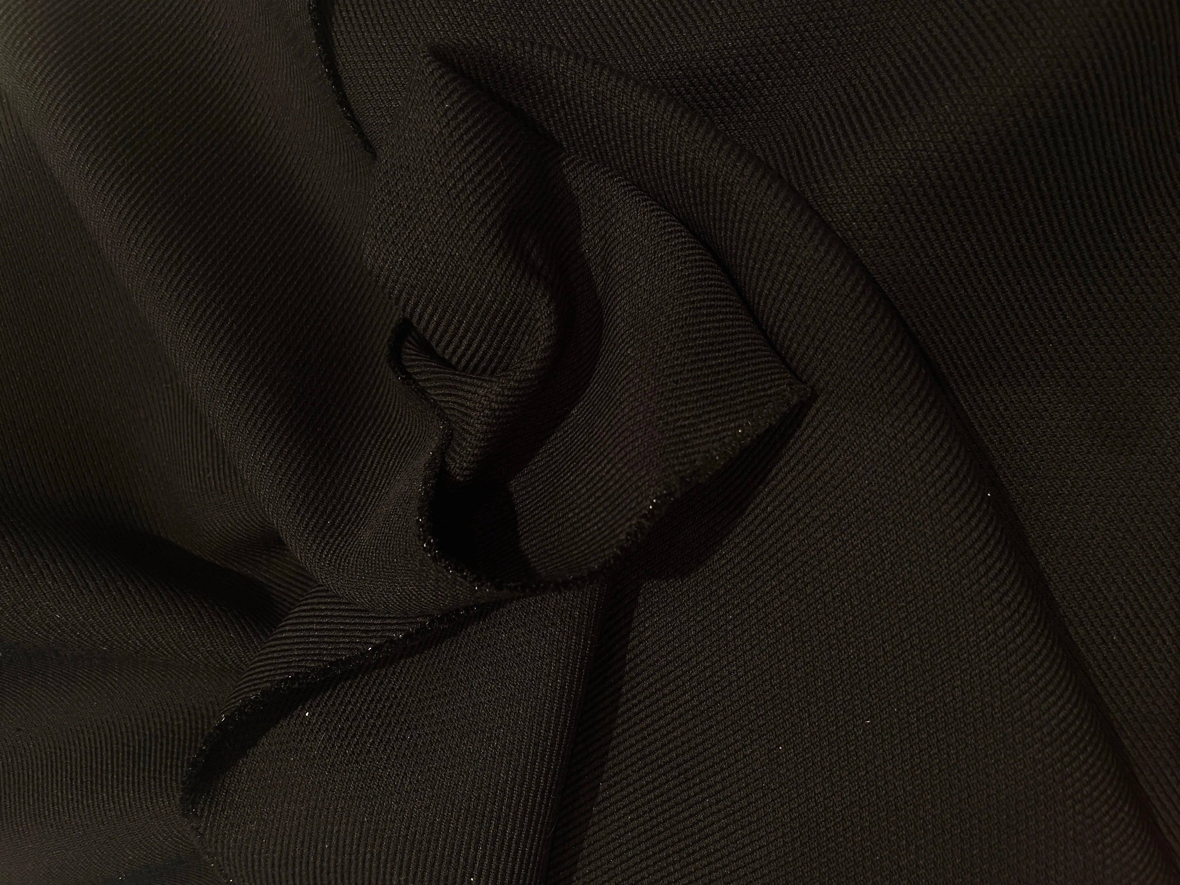 DRILL COTON POLYAMIDE NOIR 94% COTON - My Little Coupon - tissu - coudre