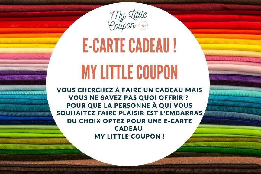E-Carte Cadeau My Little Coupon - My Little Coupon - tissu - coudre