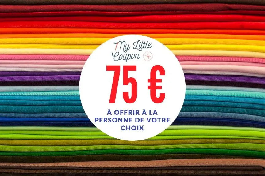 E-Carte Cadeau My Little Coupon - My Little Coupon - tissu - coudre