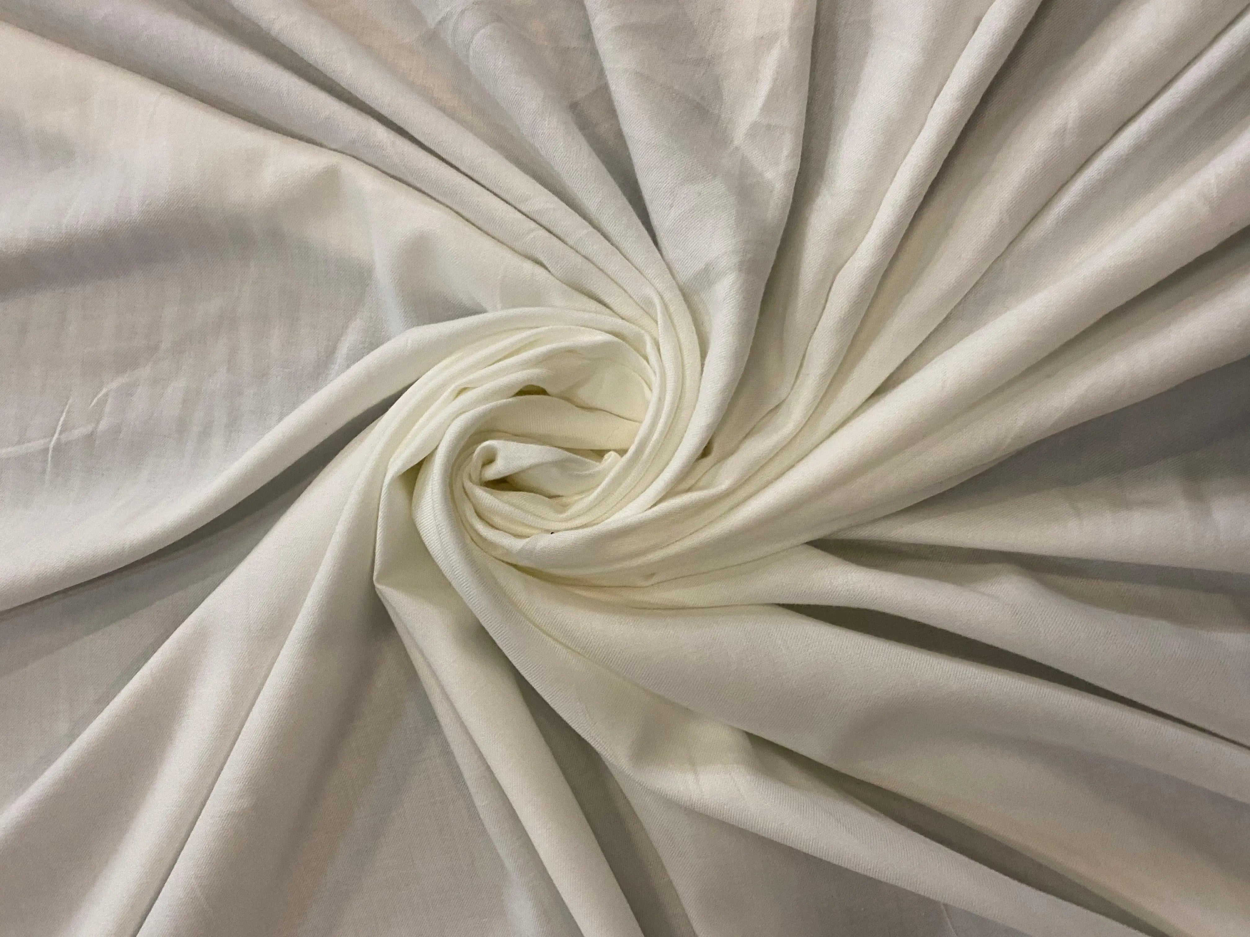 FLANELLE BLANC IVOIRE - coupon de tissu de 3 mètres - My Little Coupon - tissu - coudre