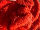 FOURRURE TEDDY MOUTONNÉ ORANGE ACIDULÉ - coupon de 3 mètres - My Little Coupon - tissu - coudre