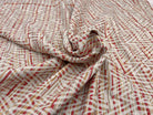 JACQUARD LOSANGES ROUGE ET OR - My Little Coupon - tissu - coudre