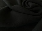 LAINAGE MANTEAU MOLLETON DE LAINE NOIR - My Little Coupon - tissu - coudre