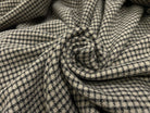 LAINAGE MANTEAU NID D'ABEILLE NOIR ET BEIGE - My Little Coupon - tissu - coudre