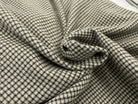 LAINAGE MANTEAU NID D'ABEILLE NOIR ET BEIGE - My Little Coupon - tissu - coudre
