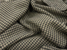 LAINAGE MANTEAU NID D'ABEILLE NOIR ET BEIGE - My Little Coupon - tissu - coudre