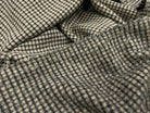 LAINAGE MANTEAU NID D'ABEILLE NOIR ET BEIGE - My Little Coupon - tissu - coudre