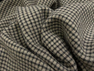 LAINAGE MANTEAU NID D'ABEILLE NOIR ET BEIGE - My Little Coupon - tissu - coudre
