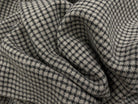 LAINAGE MANTEAU NID D'ABEILLE NOIR ET BEIGE - My Little Coupon - tissu - coudre