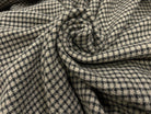 LAINAGE MANTEAU NID D'ABEILLE NOIR ET BEIGE - My Little Coupon - tissu - coudre