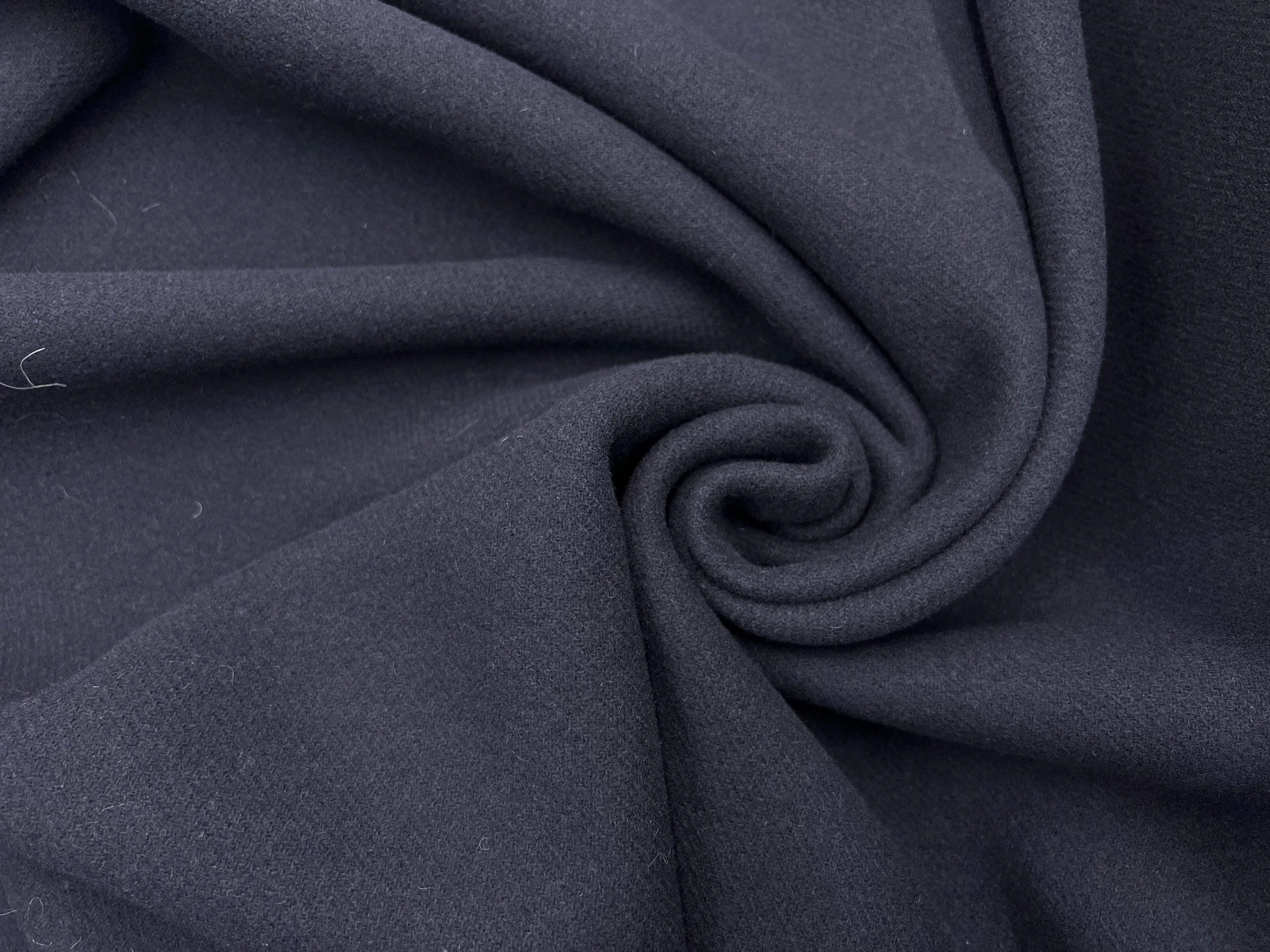 LAINAGE MANTEAU TOUT DOUX NAVY BLUE - My Little Coupon - tissu - coudre