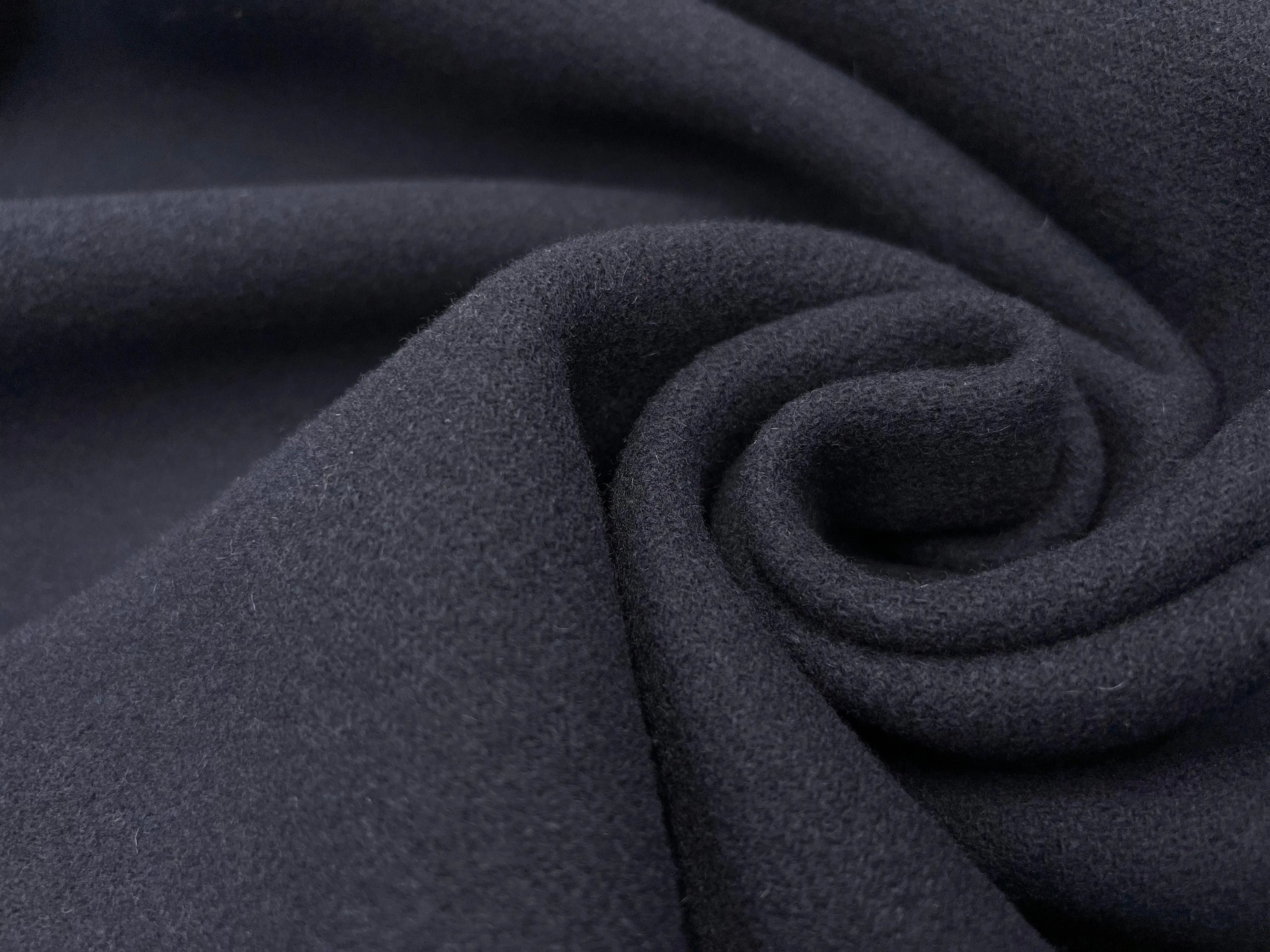 LAINAGE MANTEAU TOUT DOUX NAVY BLUE - My Little Coupon - tissu - coudre