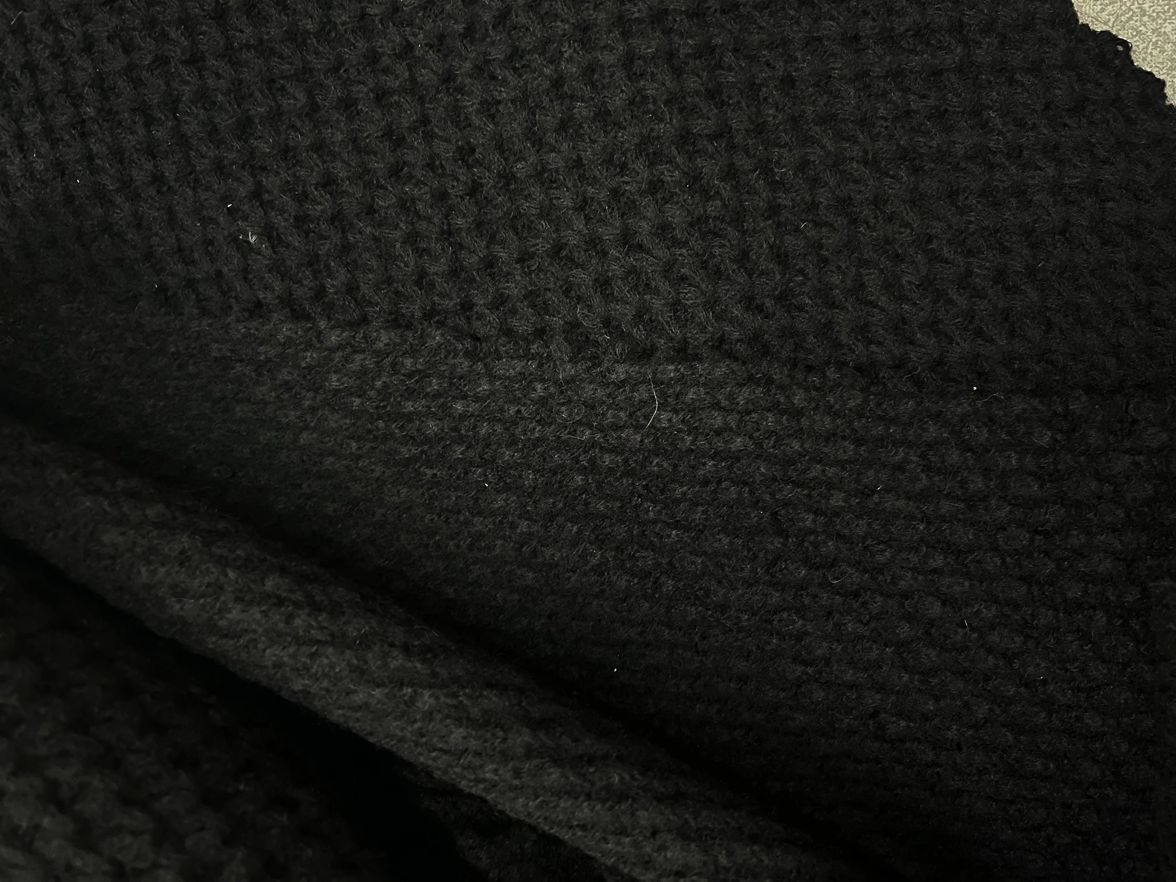 MAILLE TRICOT STRIPES NOIRES - My Little Coupon - tissu - coudre