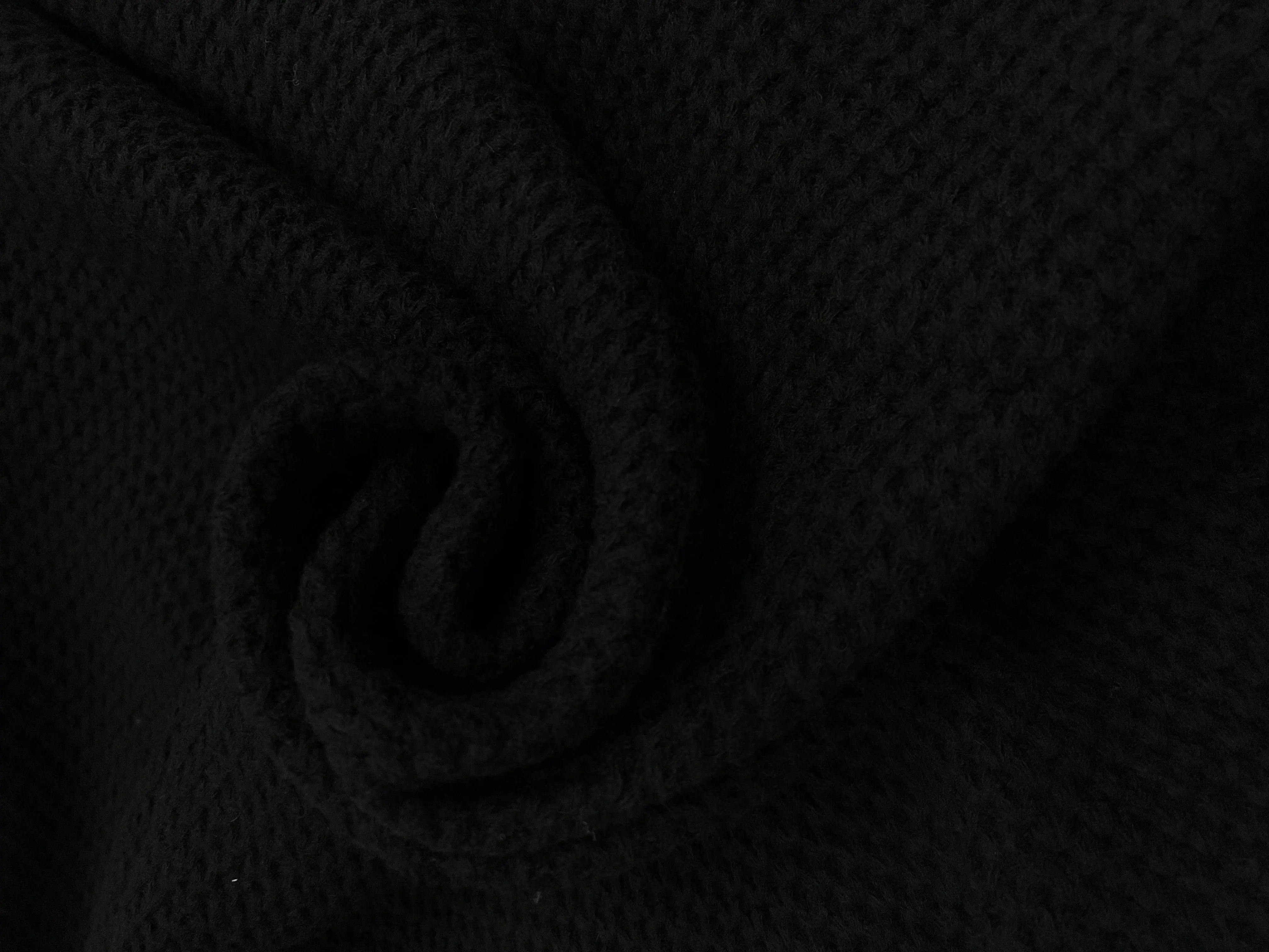 MAILLE TRICOT STRIPES NOIRES - My Little Coupon - tissu - coudre
