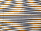 POPELINE DE COTON RAYURES JAUNE & INDIGO - My Little Coupon - tissu - coudre