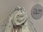 RESILLE LUNE PLUMETIS ARGENT - My Little Coupon - tissu - coudre